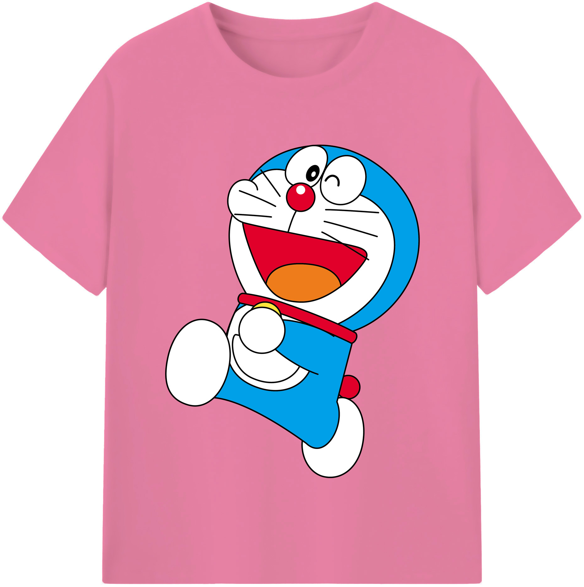 （画像用） ドラえもん Doraemon 綿100％半袖Tシャツ（フロントプリント）